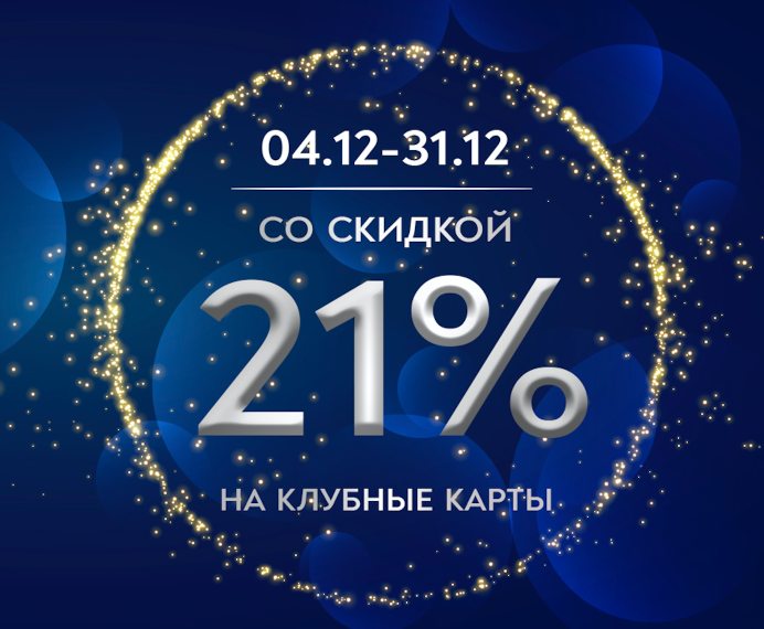 Новогодняя акция -21%